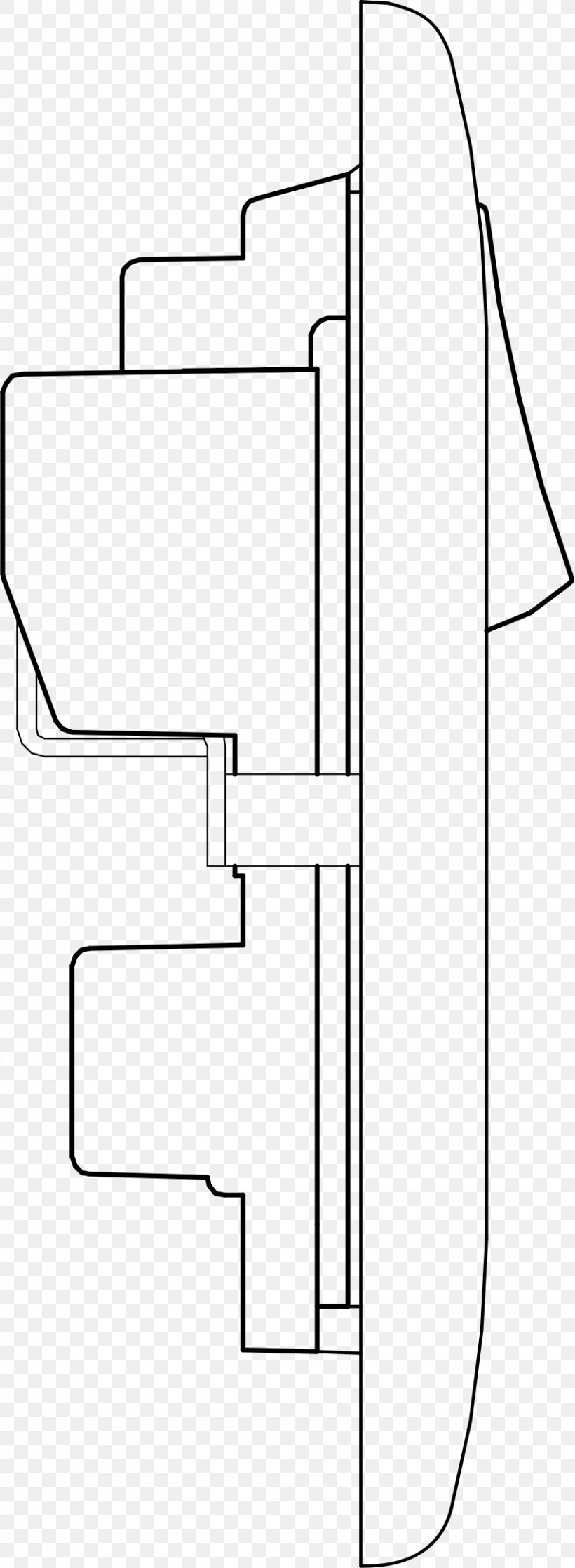 Line Art Drawing, PNG, 850x2318px, Line Art, Area, Artwork, Black And White, Diagram Download Free