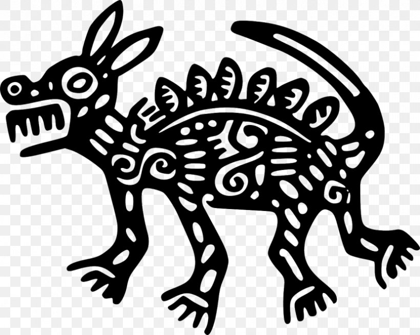 Maya Civilization Mexican Hairless Dog Inca Empire Aztec Empire Mesoamerican Pyramids, PNG, 830x662px, Maya Civilization, Artwork, Aztec, Aztec Empire, Black And White Download Free