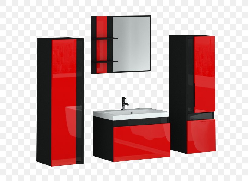 Bathroom Cabinet Shelf Red Furniture, PNG, 800x600px, Bathroom Cabinet, Armoires Wardrobes, Bathroom, Bathroom Accessory, Black Download Free