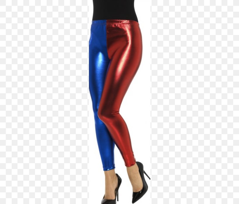Harley Quinn Harlequin Leggings Costume Pants, PNG, 700x700px, Harley Quinn, Abdomen, Clothing, Clothing Sizes, Cobalt Blue Download Free