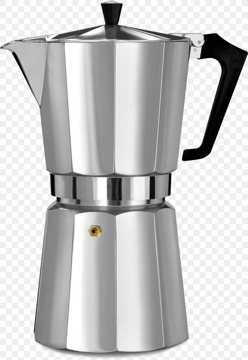 Moka Pot Espresso Coffeemaker Kettle, PNG, 900x1307px, Moka Pot, Aluminium, Barista, Cafe, Coffee Download Free