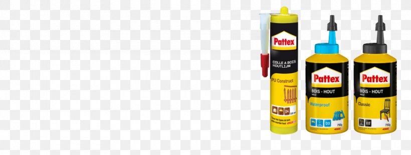 Pattex Wood Glue Adhesive Henkel, PNG, 960x363px, Pattex, Adhesive, Aqueous Solution, Bottle, Building Materials Download Free