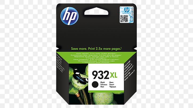 Hewlett-Packard HP 932XL HP Ink Cartridge Ink-jet Consumables And Kits Hewlett-Packard HP 932XL HP Ink Cartridge Ink-jet Consumables And Kits Officejet Printer, PNG, 736x460px, Hewlettpackard, Brand, Hp Deskjet, Hp Officejet 7510, Ink Download Free