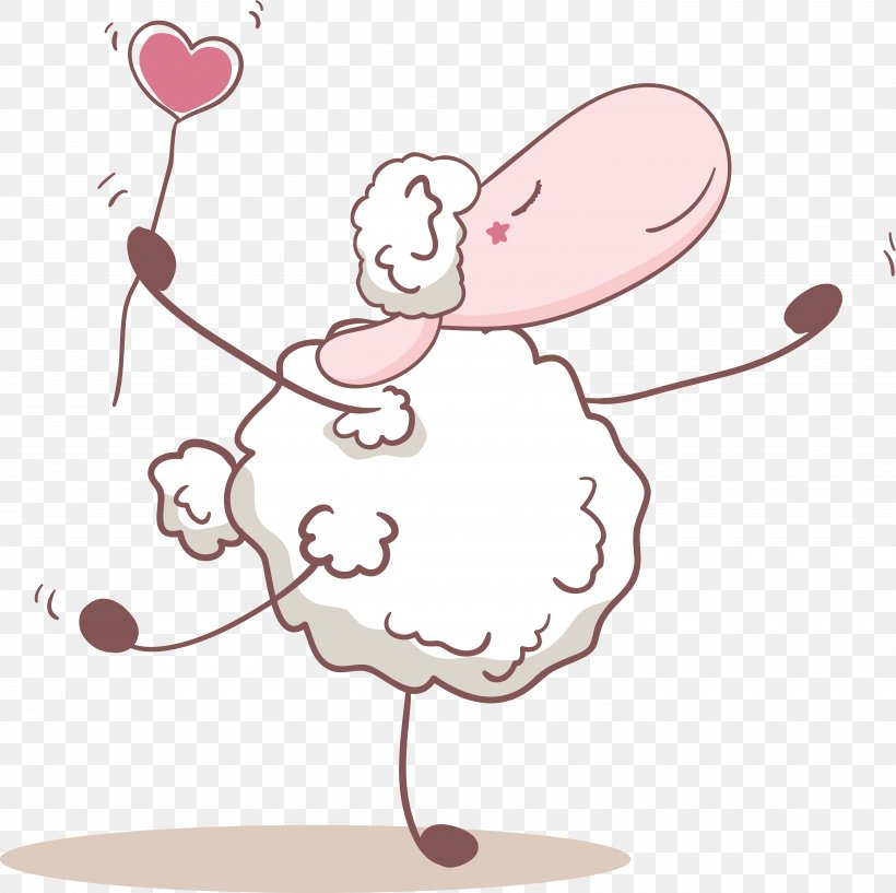 Sheep Rove Goat Clip Art, PNG, 6721x6703px, Watercolor, Cartoon, Flower, Frame, Heart Download Free