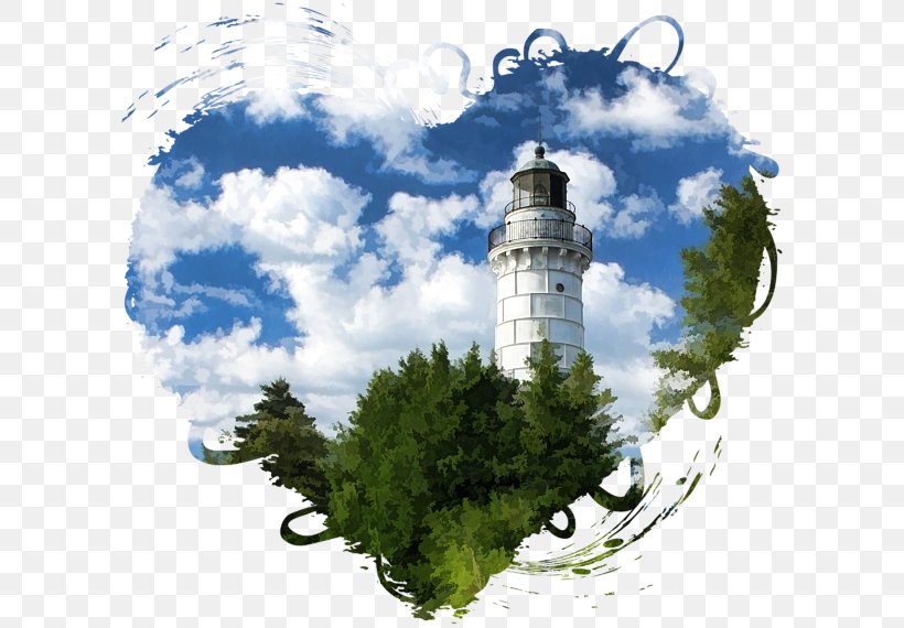 Cana Island Light Lighthouse Lake Michigan Tower Canvas Print, PNG, 600x570px, Cana Island Light, Art, Cana Island, Canvas Print, Cloud Download Free