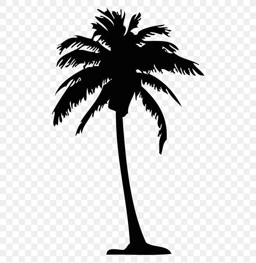 Arecaceae Silhouette Drawing Tree Clip Art, PNG, 595x842px, Arecaceae, Arecales, Black And White, Borassus Flabellifer, Branch Download Free