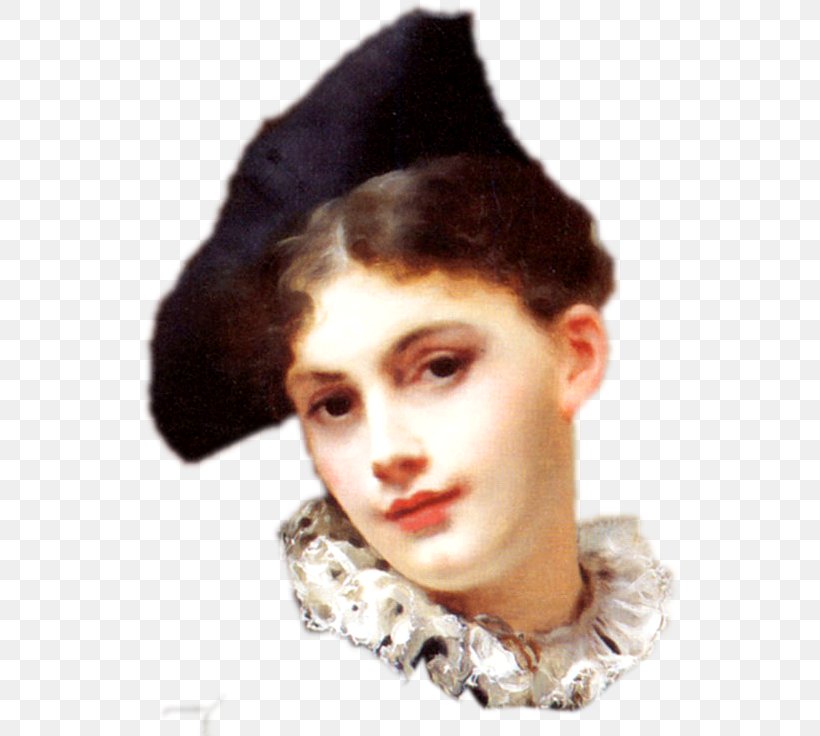 Oil Painting Reproduction Painter Woman With A Hat Portrait, PNG, 566x736px, Oil Painting, Art, Art Museum, Artist, Brown Hair Download Free
