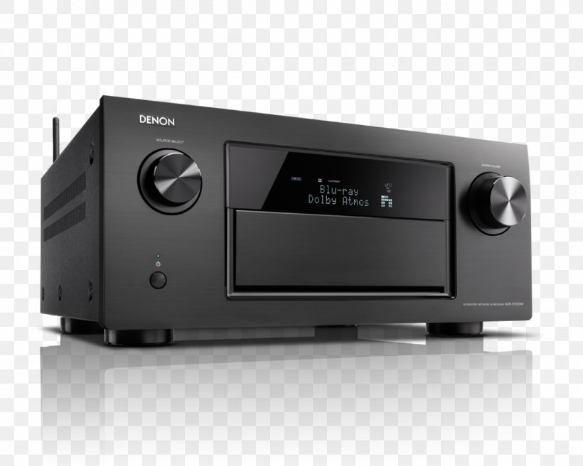 AV Receiver Denon AVR-X7200W Dolby Atmos Radio Receiver, PNG, 1100x880px, 4k Resolution, Av Receiver, Audio, Audio Equipment, Audio Receiver Download Free