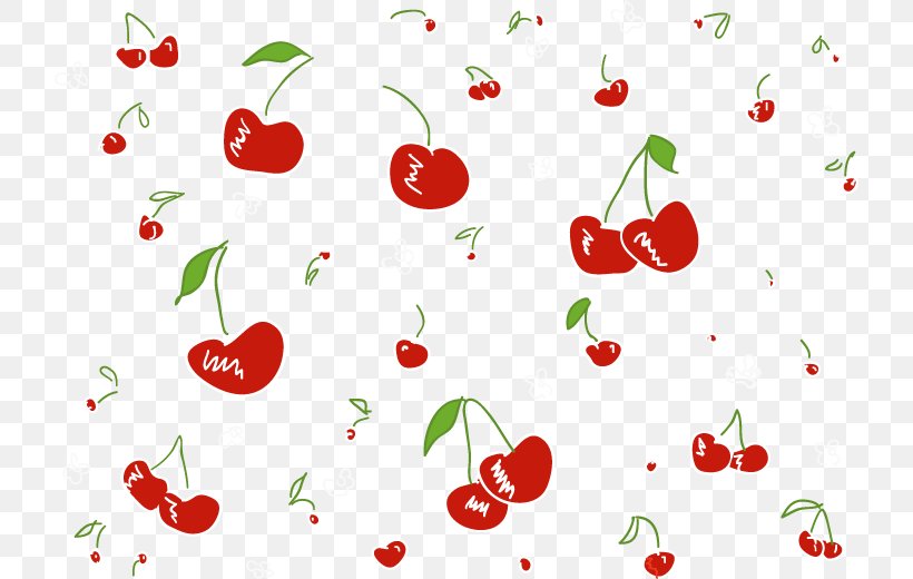 Cartoon Cherry Pattern, PNG, 724x520px, Cartoon, Acerola, Acerola Family, Branch, Cherry Download Free