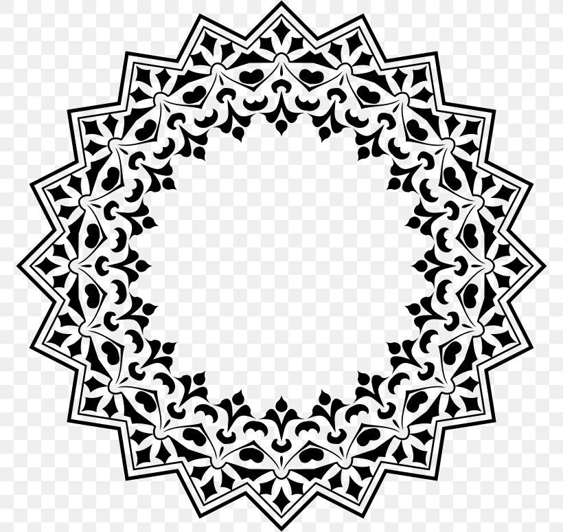 Ornament Graphic Design Decorative Arts Pattern, PNG, 774x774px, Ornament, Area, Black, Black And White, Decorative Arts Download Free