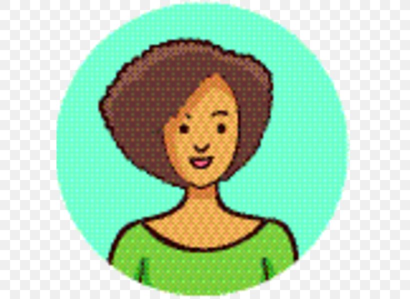 Green Circle, PNG, 594x598px, Cartoon, Art, Fictional Character, Green, Hair Download Free