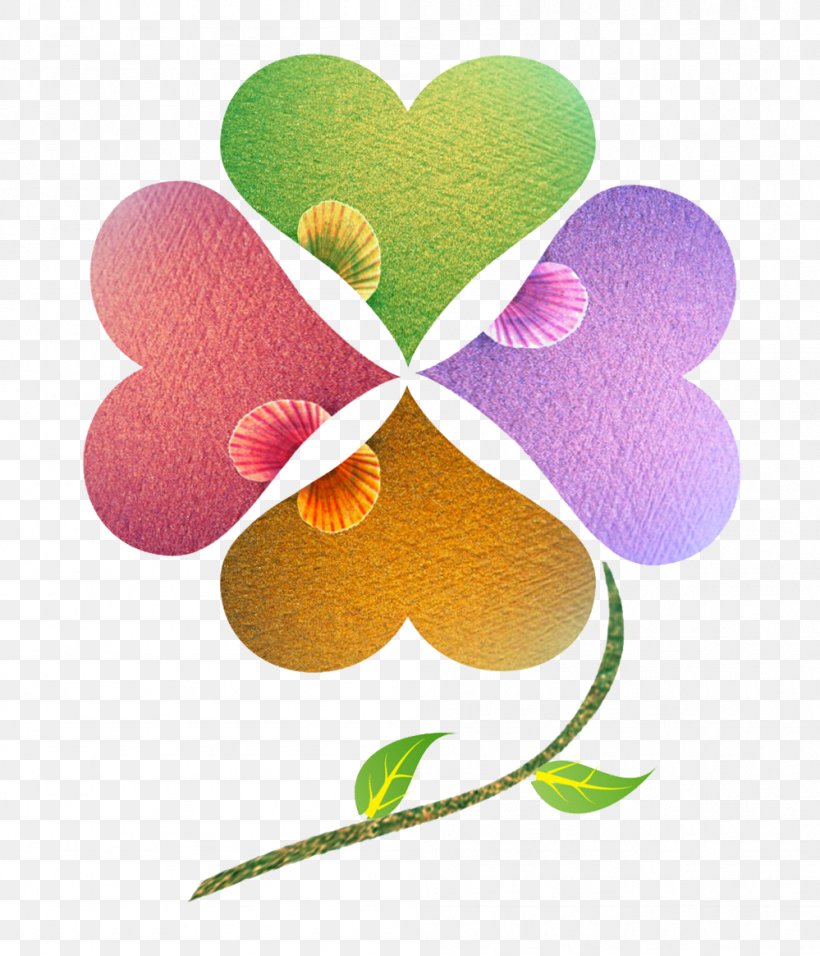 Four-leaf Clover Download Sina Weibo, PNG, 999x1165px, Fourleaf Clover, Avatar, Clover, Flower, Heart Download Free