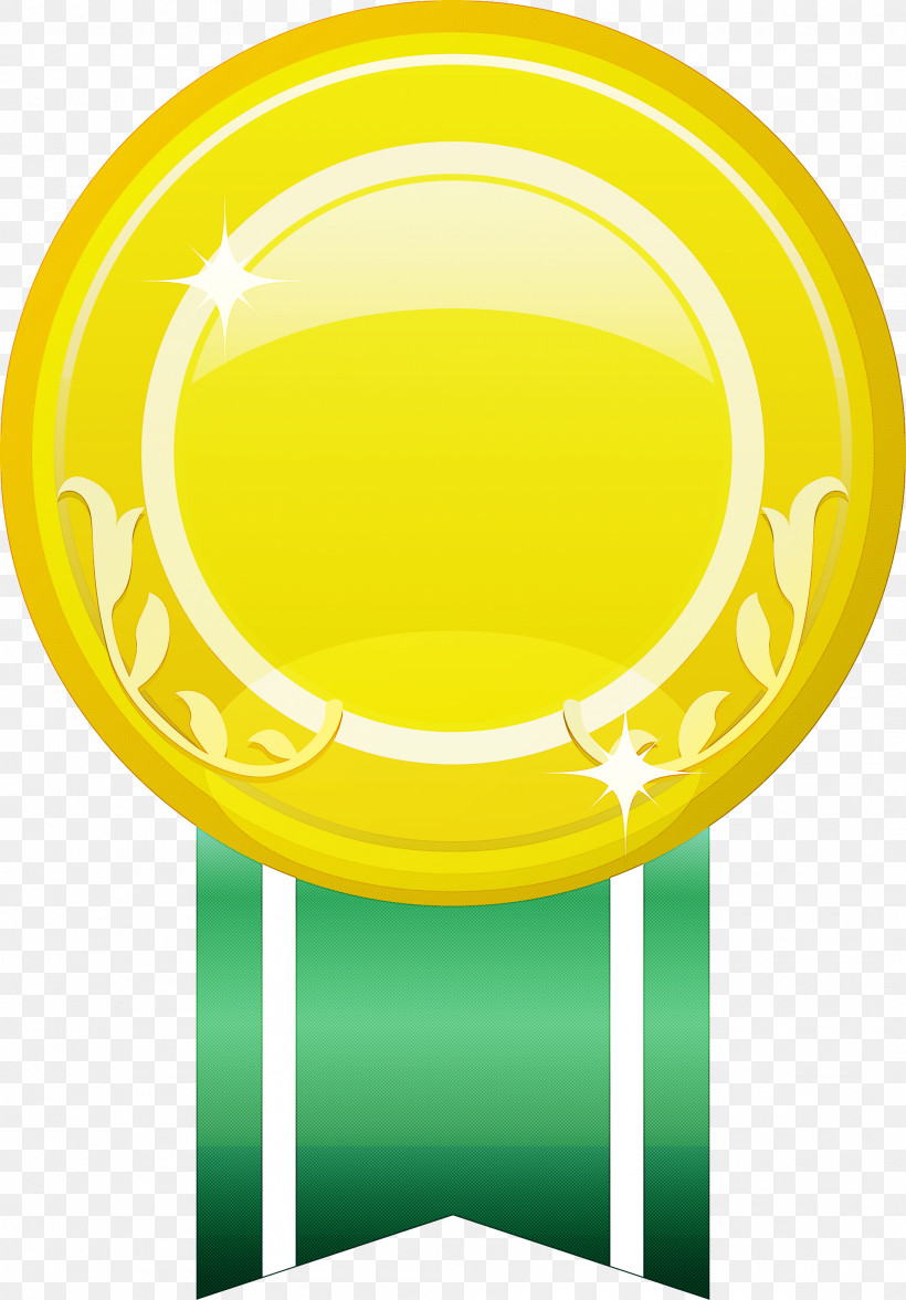 Gold Badge Ribbon Badge Blank Badge, PNG, 2090x2999px, Gold Badge, Blank Badge, Circle, Green, Ribbon Badge Download Free