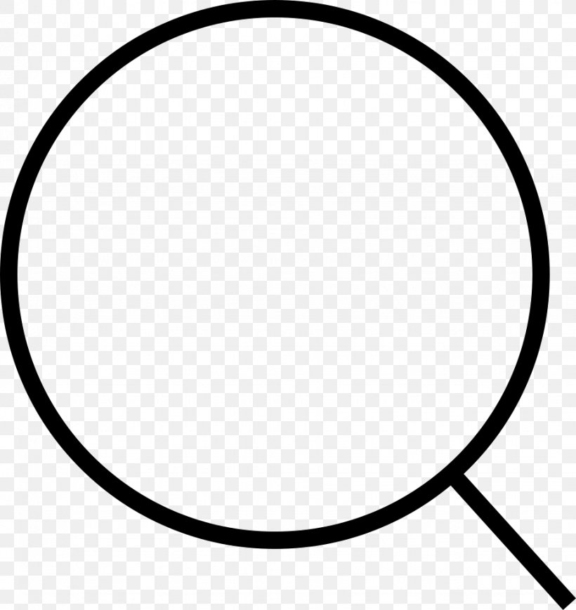 Magnifying Glass Clip Art, PNG, 924x980px, Magnifying Glass, Area, Black, Black And White, Glass Download Free