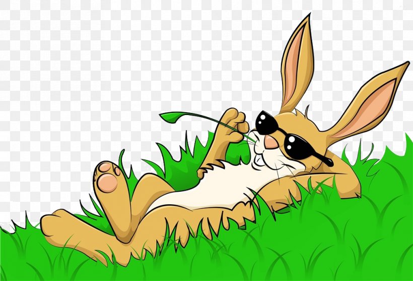 Easter Bunny Rabbit Stock Photography Illustration, PNG, 1013x689px, Easter Bunny, Art, Butterfly, Cartoon, Drawing Download Free