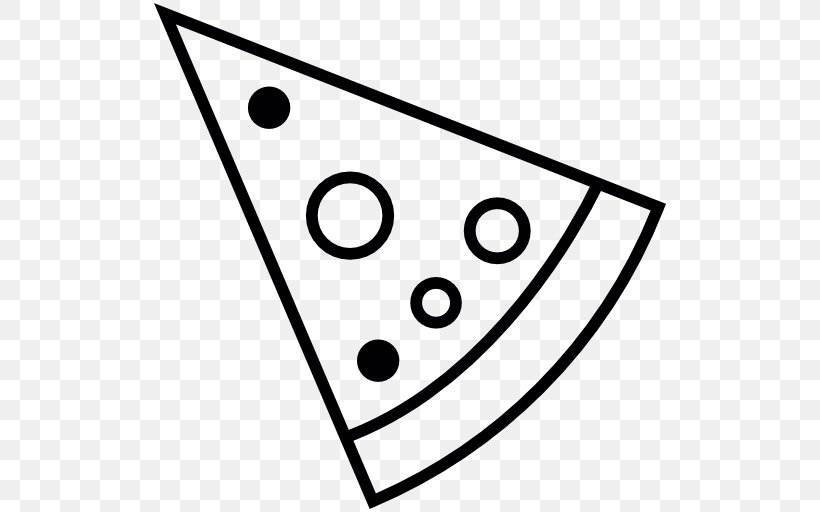 Italian Cuisine Pizza Clip Art, PNG, 512x512px, Italian Cuisine, Area, Black And White, Cuisine, Drawing Download Free