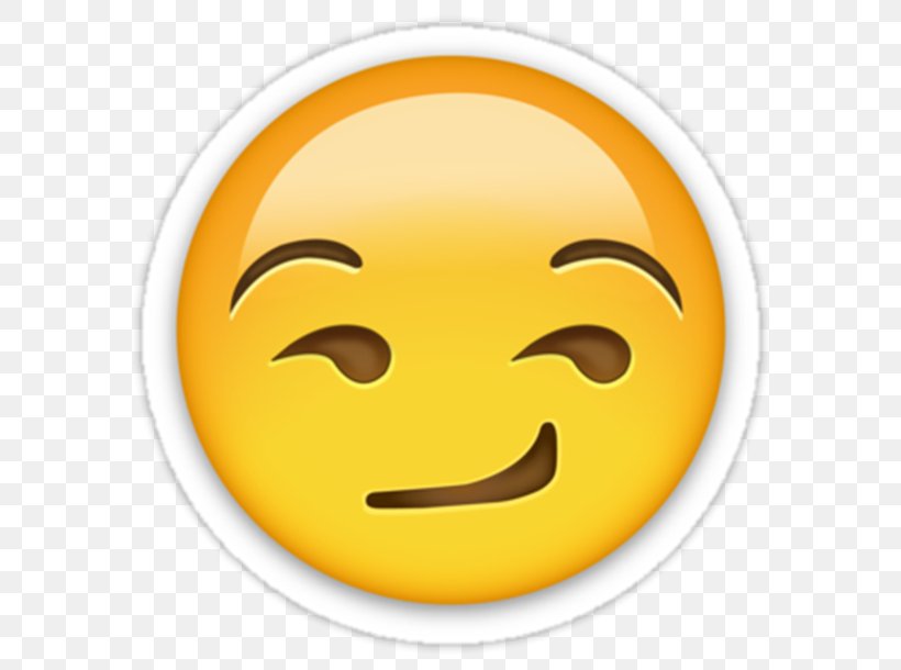 Emoji Emoticon Flirting Smirk Sticker, PNG, 635x610px, Emoji, Clothing, Emoticon, Face With
