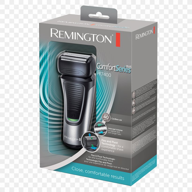 Remington Comfort Series PF7200 Remington Products Electric Razors & Hair Trimmers Remington PF7400A Remington BHT6250, PNG, 1000x1000px, Remington Comfort Series Pf7200, Electric Razors Hair Trimmers, Electronics, Electronics Accessory, Hardware Download Free