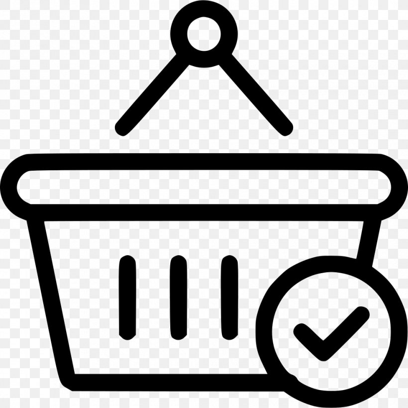 Shopping Cart Grocery Store E-commerce, PNG, 980x980px, Shopping, Area, Bag, Black And White, Commerce Download Free