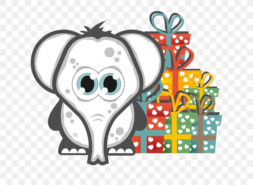 White Elephant Gift Exchange Christmas Gift, PNG, 650x600px, Watercolor, Cartoon, Flower, Frame, Heart Download Free