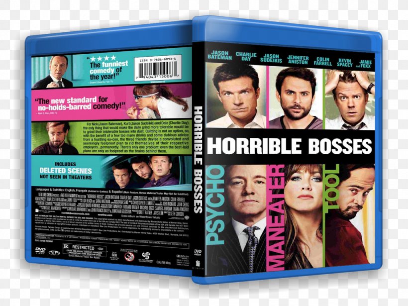 Blu-ray Disc Horrible Bosses DVD Film Comedy, PNG, 1024x768px, 2011, Bluray Disc, Brand, Comedy, Display Advertising Download Free