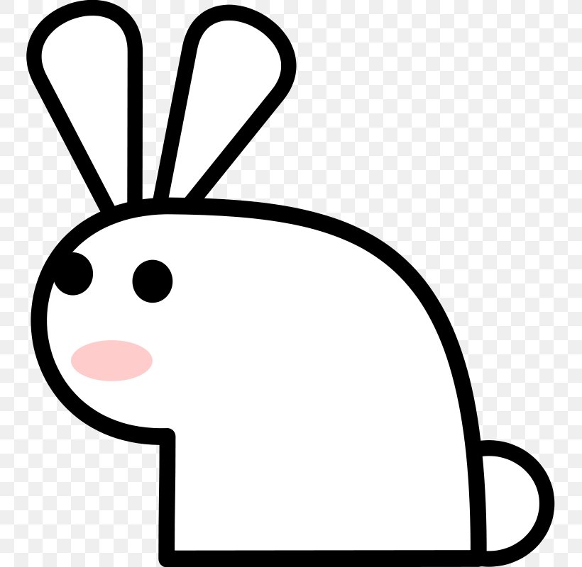 White Rabbit Easter Bunny Domestic Rabbit Clip Art, PNG, 745x800px, White Rabbit, Artwork, Black And White, Blog, Domestic Rabbit Download Free