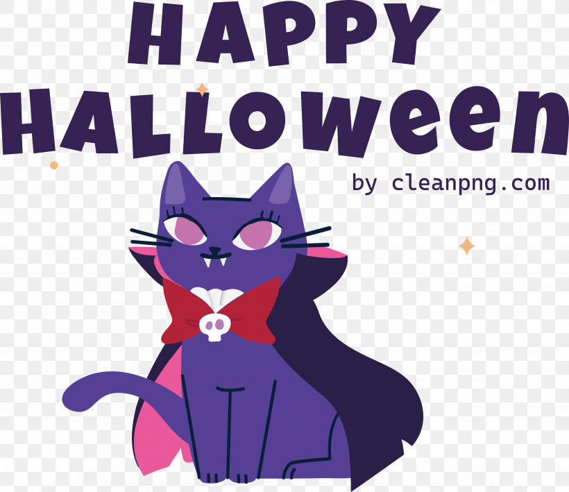 Cat Cat-like Cartoon Whiskers Violet, PNG, 5679x4915px, Cat, Cartoon, Catlike, Character, Logo Download Free