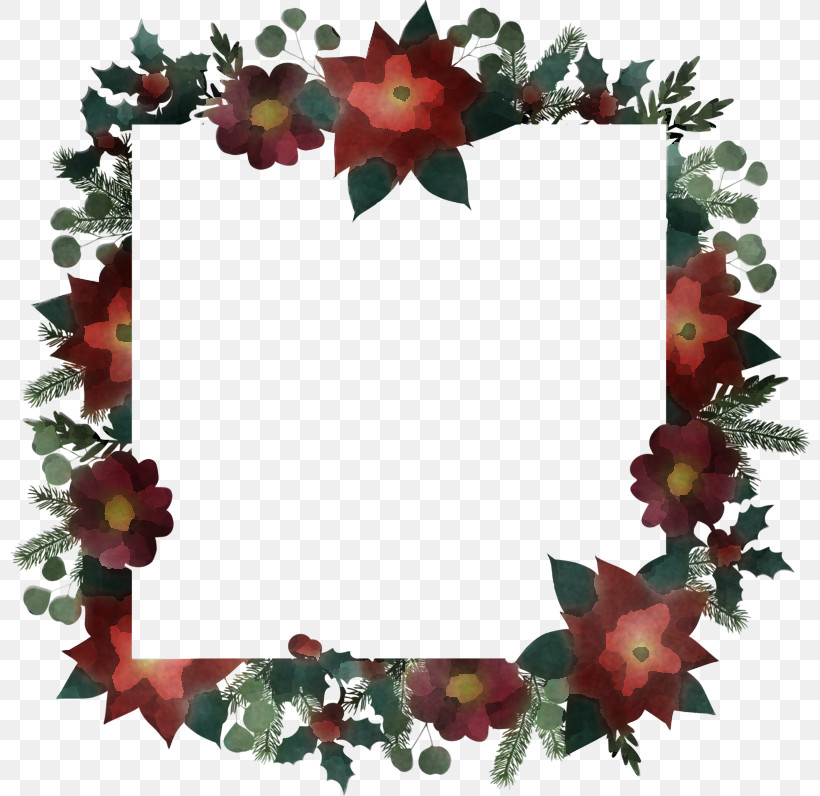 Christmas Decoration, PNG, 800x796px, Leaf, Christmas Decoration, Flower, Holly, Interior Design Download Free
