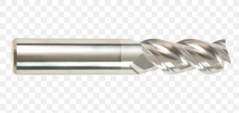 End Mill Cutting Tool Milling Cutter Titanium Nitride, PNG, 2554x1217px, End Mill, Aluminium, Augers, Carbide, Chromium Nitride Download Free