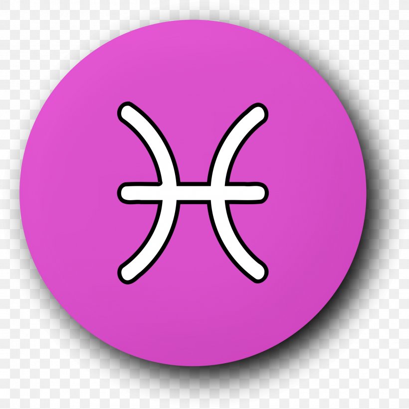 Symbol Pisces Clip Art, PNG, 2362x2365px, Symbol, Astrological Sign, Magenta, Pink, Pisces Download Free