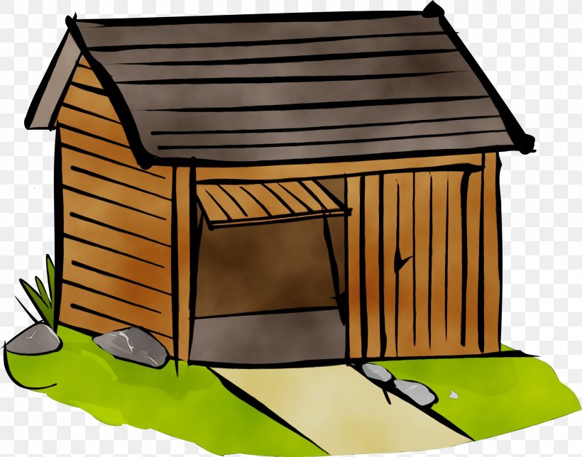 Watercolor Garden, PNG, 2400x1887px, Watercolor, Building, Chicken Coop, Doghouse, Garden Buildings Download Free