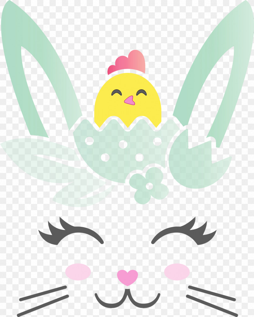 Cartoon, PNG, 2396x3000px, Easter Bunny, Cartoon, Cute Rabbit, Easter Day, Paint Download Free