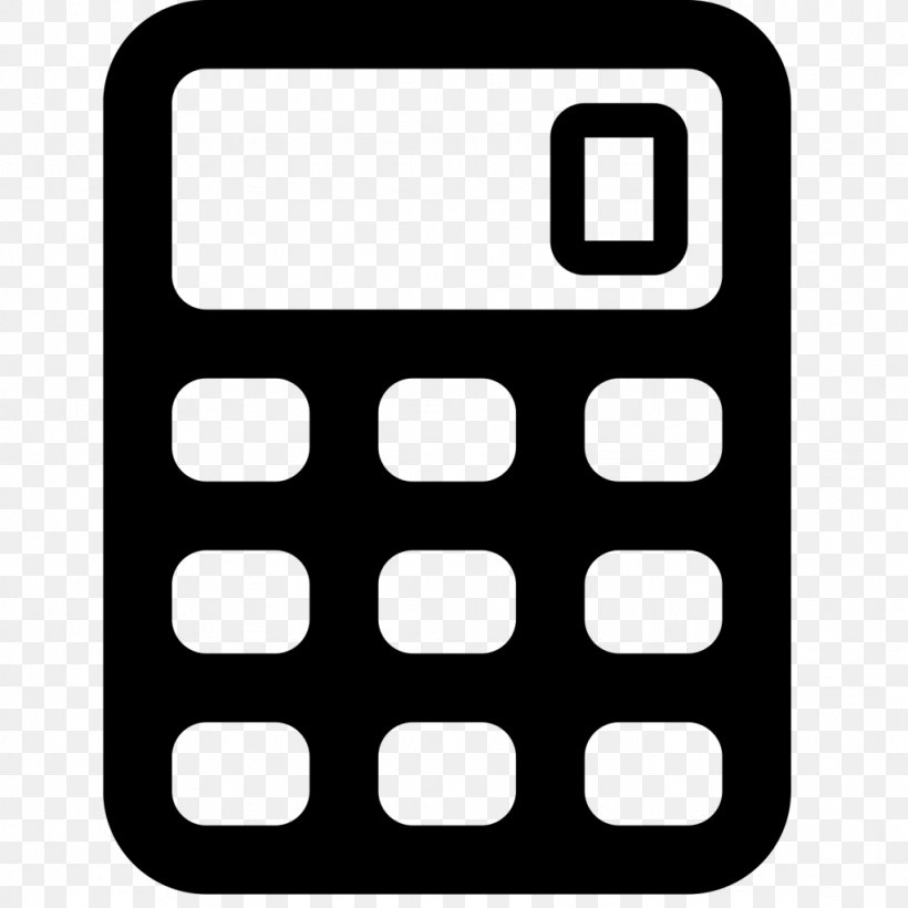 Simple Calculator Graphing Calculator, PNG, 1024x1024px, Calculator, Android, Area, Black, Black And White Download Free