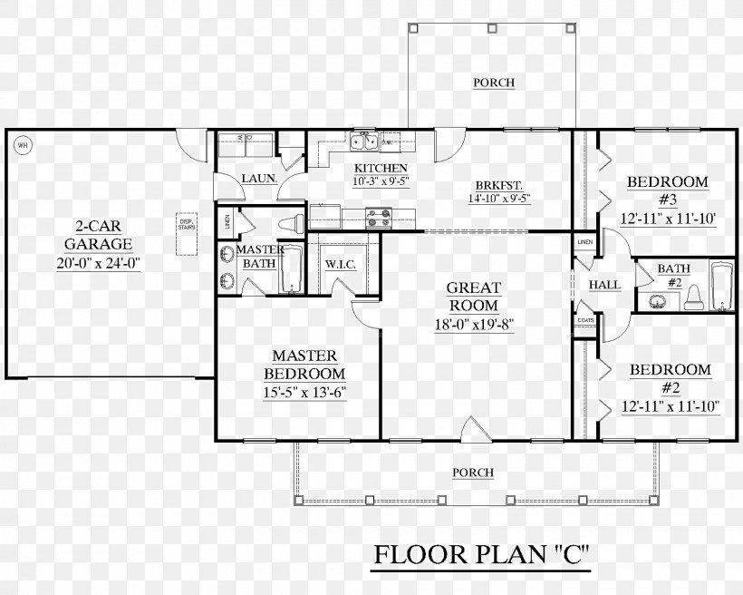 Great Room House Plan Floor Plan, PNG, 1600x1280px, Great Room, Area, Bedroom, Diagram, Document Download Free