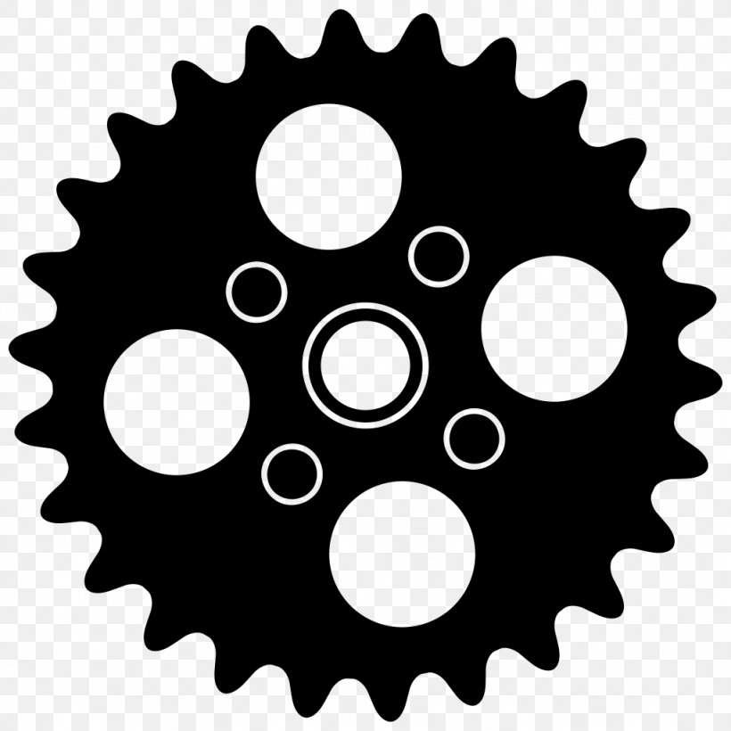 Icon, PNG, 1024x1024px, Gear, Black And White, Hardware Accessory, Icon Design, Image Resolution Download Free