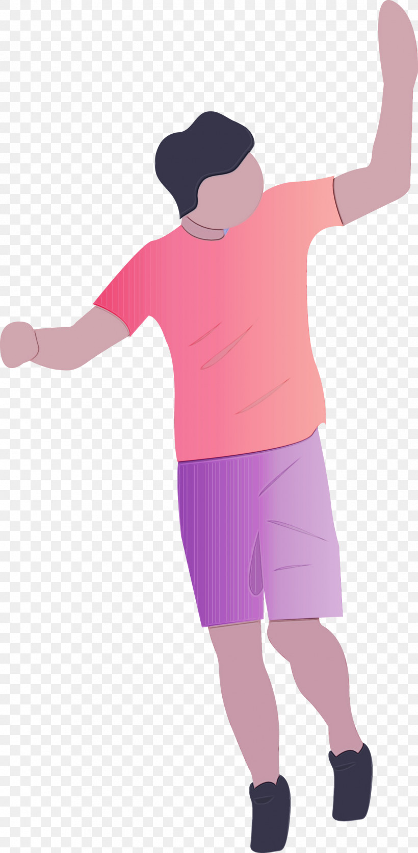 Pink Standing Arm Joint Shoulder, PNG, 1471x2999px, Watercolor, Arm, Child, Gesture, Joint Download Free