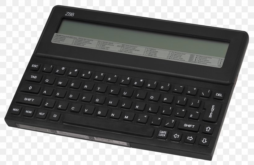 Cambridge Z88 Laptop Personal Computer Computer Keyboard, PNG, 4120x2680px, Cambridge Z88, Central Processing Unit, Computer, Computer Keyboard, Computer Software Download Free