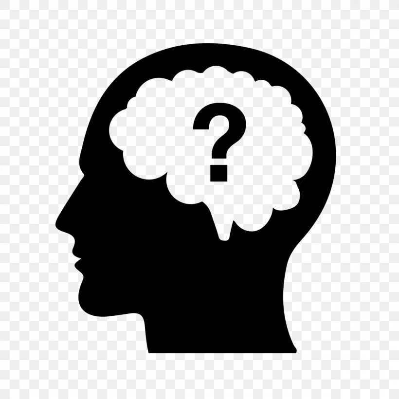 Thought Symbol Clip Art, PNG, 1200x1200px, Thought, Black And White, Brain, Head, Human Behavior Download Free