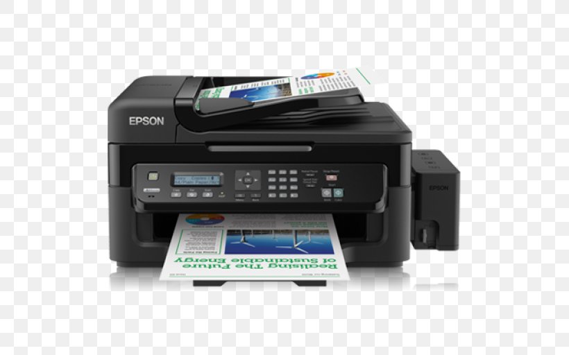 Multi-function Printer Inkjet Printing Epson, PNG, 512x512px, Printer, Automatic Document Feeder, Continuous Ink System, Device Driver, Dots Per Inch Download Free
