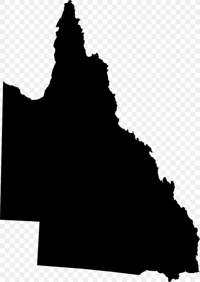 Queensland Map, PNG, 905x1280px, Queensland, Australia, Black, Black And White, Map Download Free