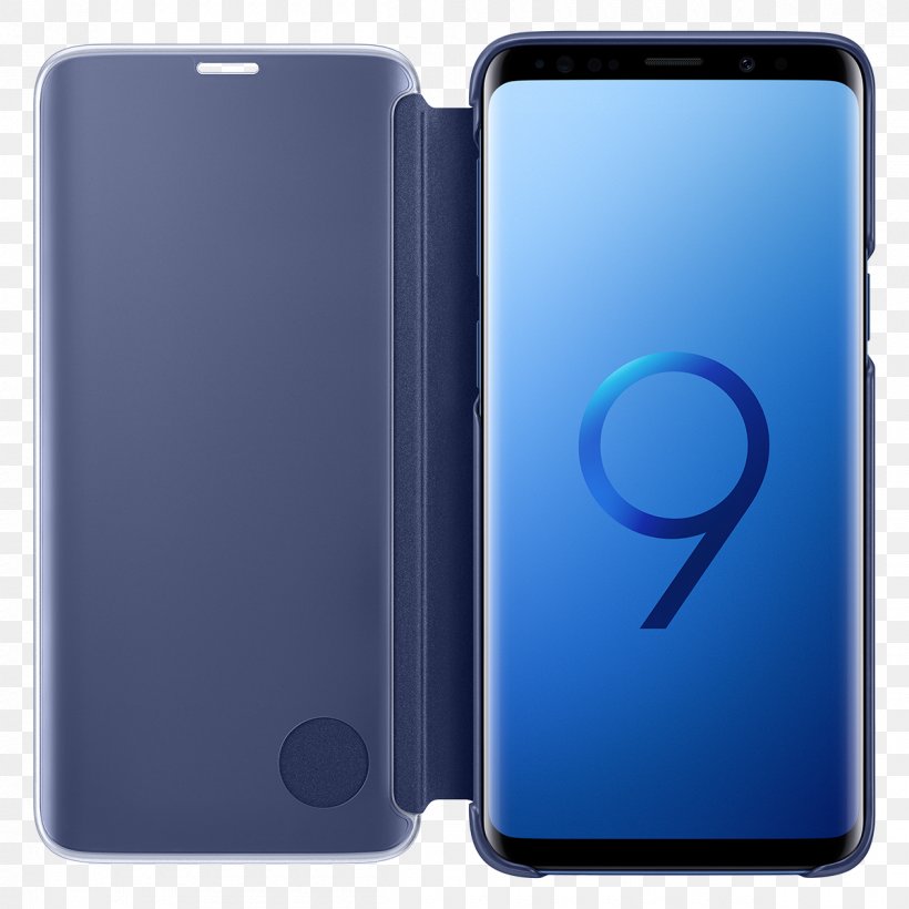 Samsung Galaxy S9 Samsung Galaxy S8 Samsung Galaxy S Plus Samsung S-View Flip Cover EF-ZN950 For Cell Phone Protective Cover, PNG, 1200x1200px, Samsung Galaxy S9, Always On Display, Blue, Case, Clamshell Design Download Free