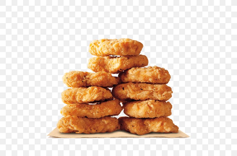 Burger King Chicken Nuggets Crispy Fried Chicken Chicken Fingers French Fries, PNG, 500x540px, Chicken Nugget, American Food, Anzac Biscuit, Baked Goods, Biscuit Download Free