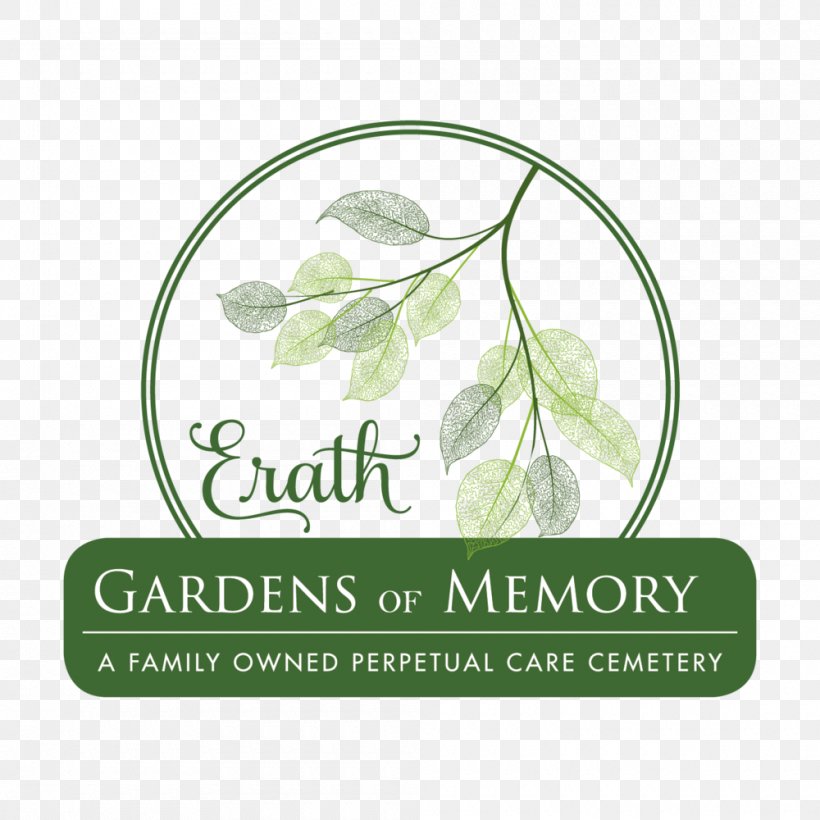 Logo Erath Gardens Of Memory Inc Graphic Design Brand, PNG, 1000x1000px, Logo, Brand, Cemetery, Family, Green Download Free