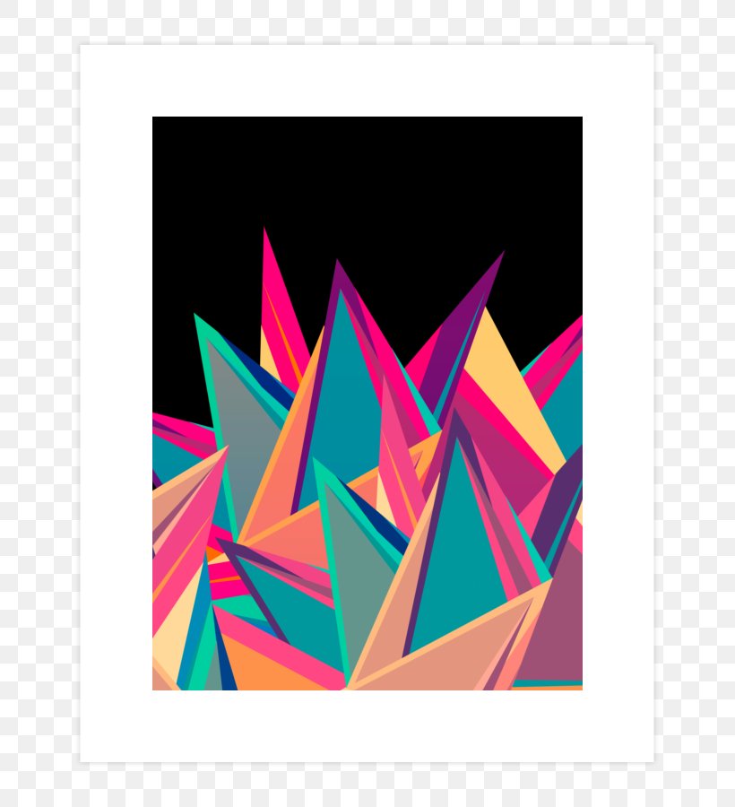 Paper Triangle Graphic Design Douchegordijn Tote Bag, PNG, 740x900px, Paper, Art, Art Paper, Bag, Curtain Download Free