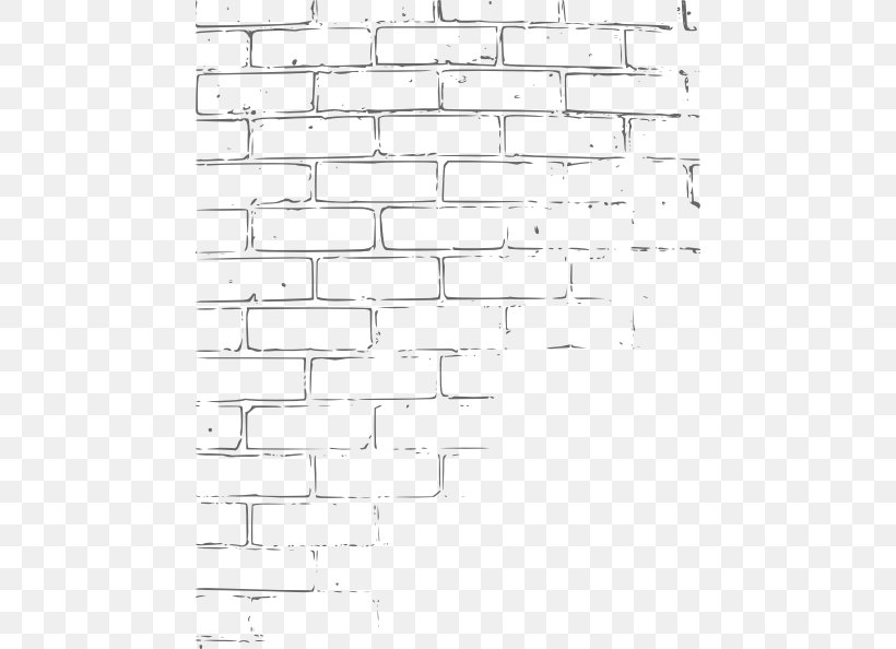 Stone Wall Brick Clip Art, PNG, 462x594px, Stone Wall, Area, Black And White, Brick, Drawing Download Free