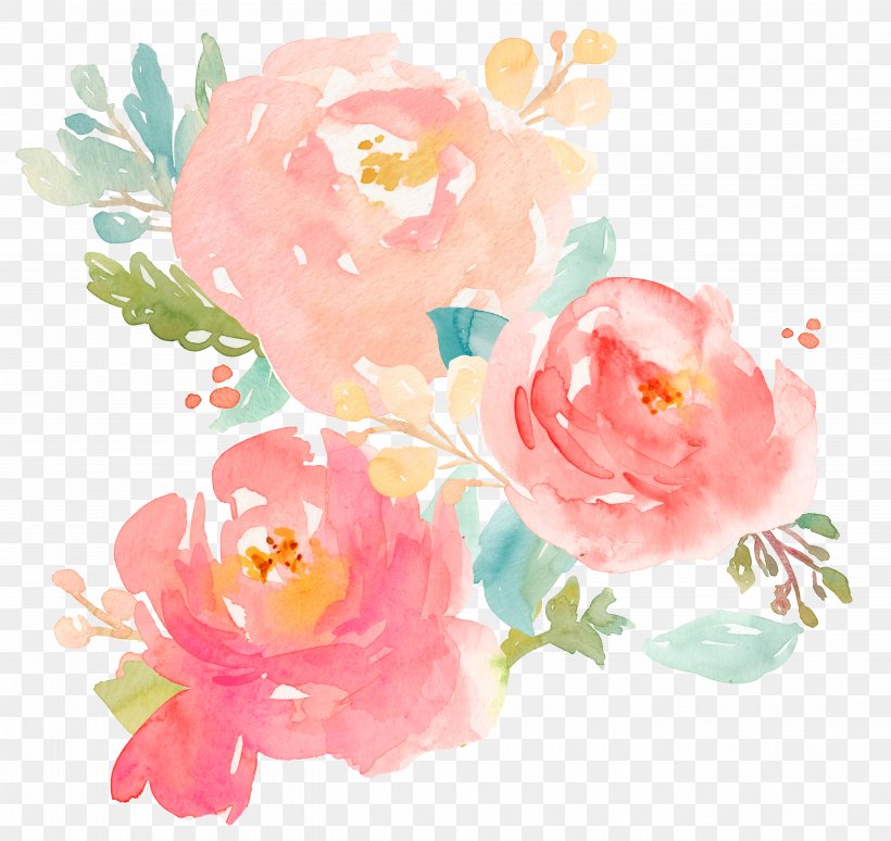 Watercolor Painting Peony Clip Art, Png, 5400X5100Px, Watercolor Painting, Color, Cut Flowers, Floral Design, Floristry Download