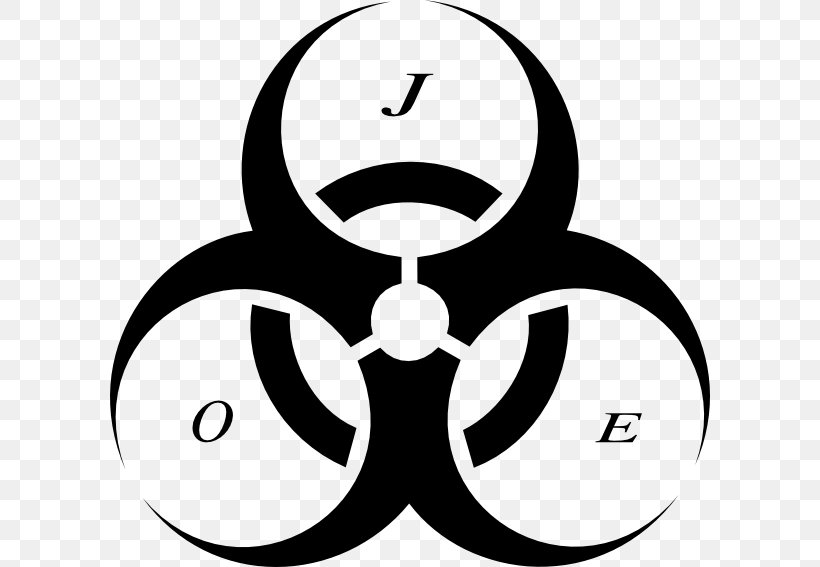 Biological Hazard Symbol Clip Art, PNG, 600x567px, Biological Hazard, Area, Artwork, Biological Warfare, Black Download Free