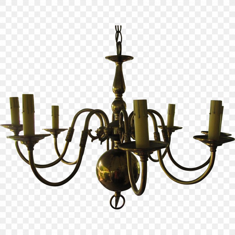 Chandelier Candlestick Brass Ruby Lane, PNG, 1995x1995px, Chandelier, Antique, Brass, Candle, Candlestick Download Free