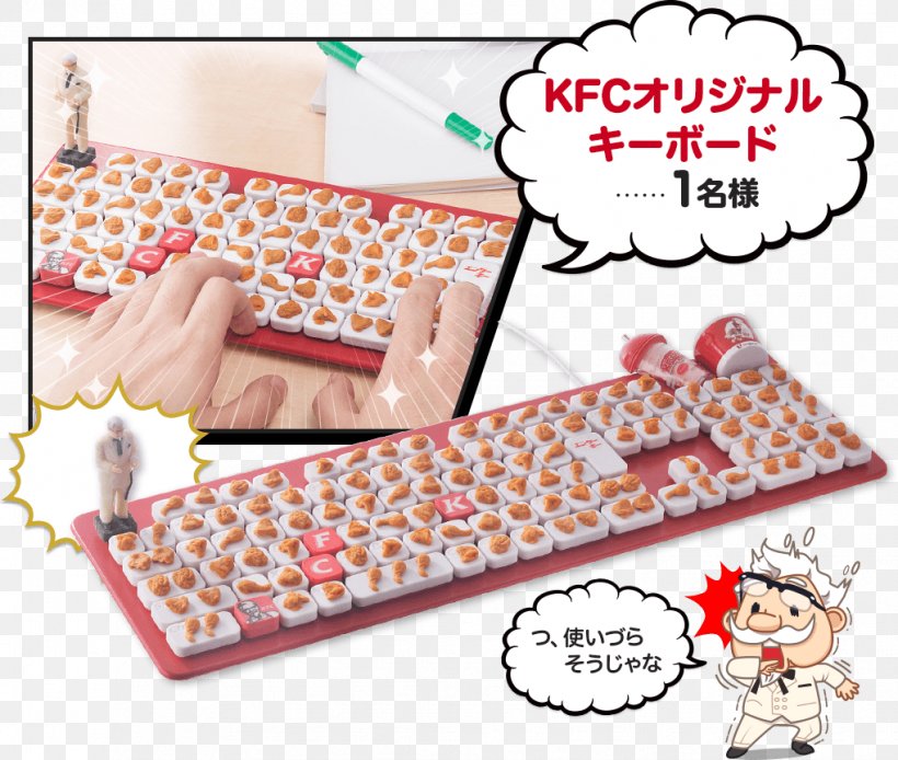 KFC Fried Chicken Chicken Fingers Computer Keyboard, PNG, 1019x863px, Kfc, Chicken, Chicken As Food, Chicken Fingers, Colonel Sanders Download Free