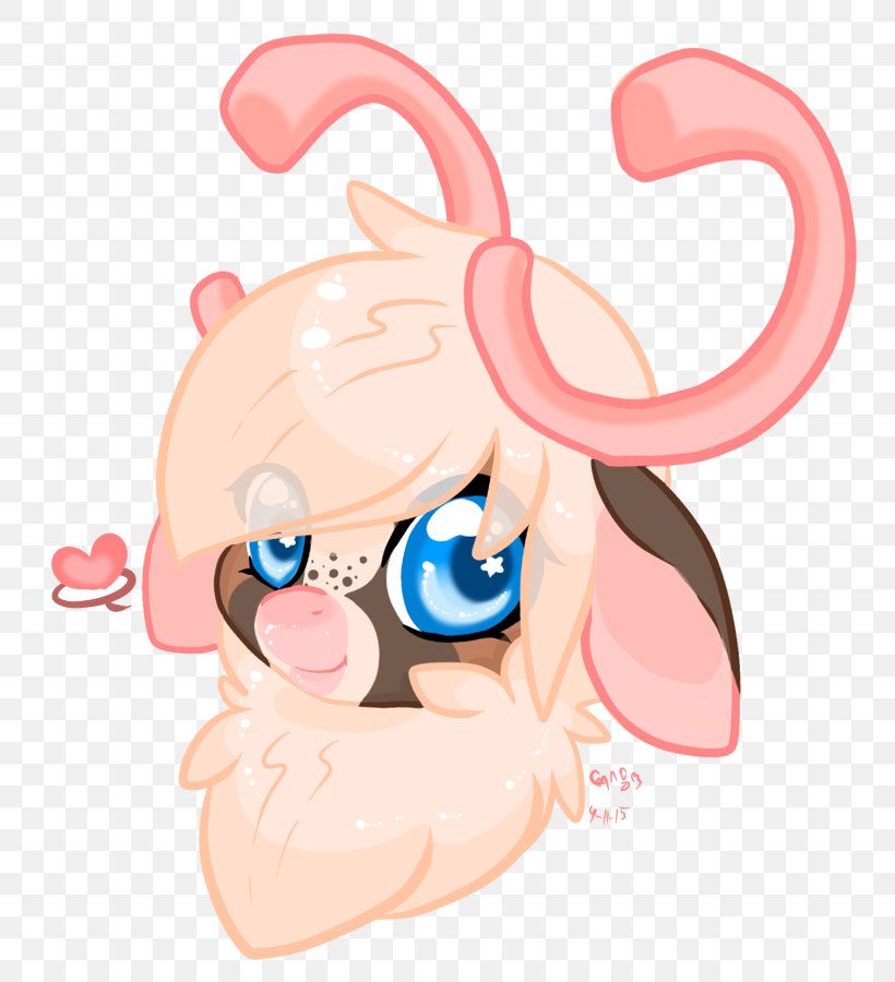 Mammal Pink M Character Clip Art, PNG, 800x900px, Watercolor, Cartoon, Flower, Frame, Heart Download Free